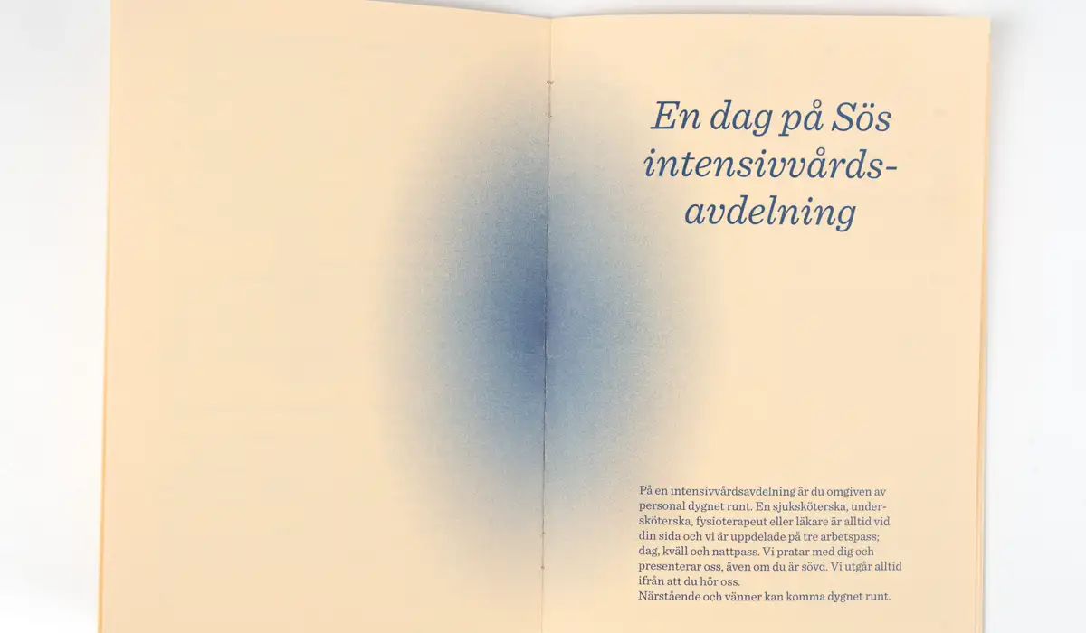 Bild på två sidor ur IVA-dagboken