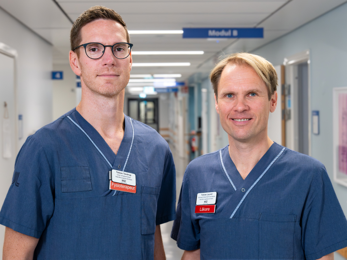 Gruppbild från Handkirurgiskamottagningen