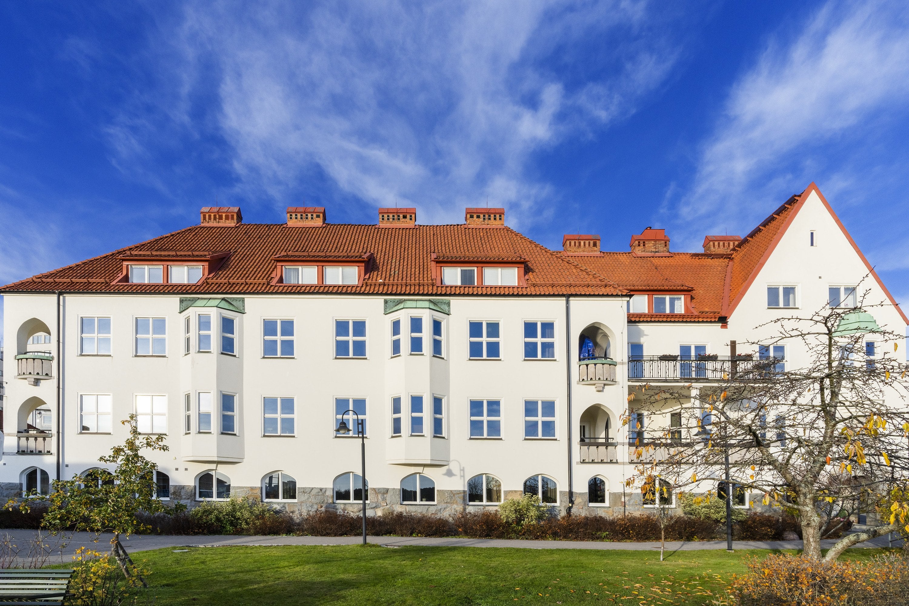 Exteriör Sachsska barn och ungdomshusets ursprungsbyggnad