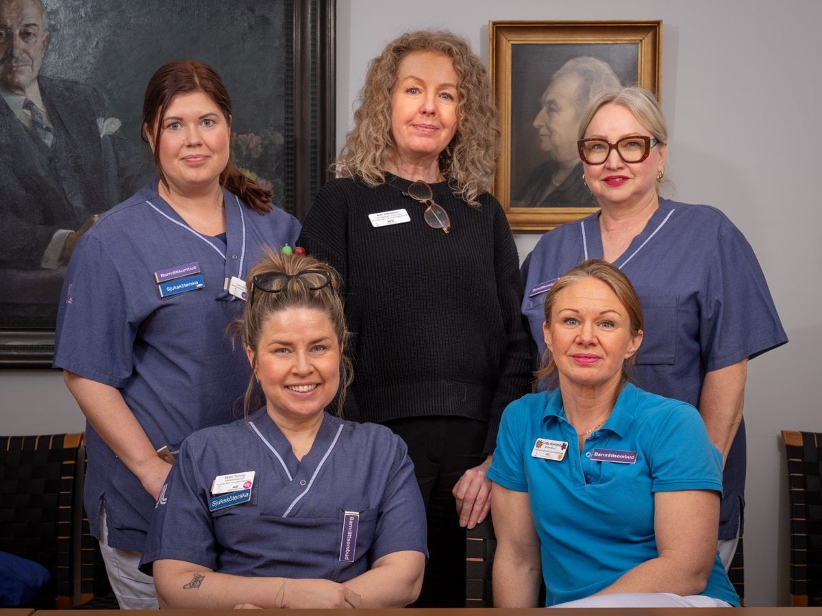 Gruppbild barnrättsombud Sachsska barn och ungdomssjukhuset