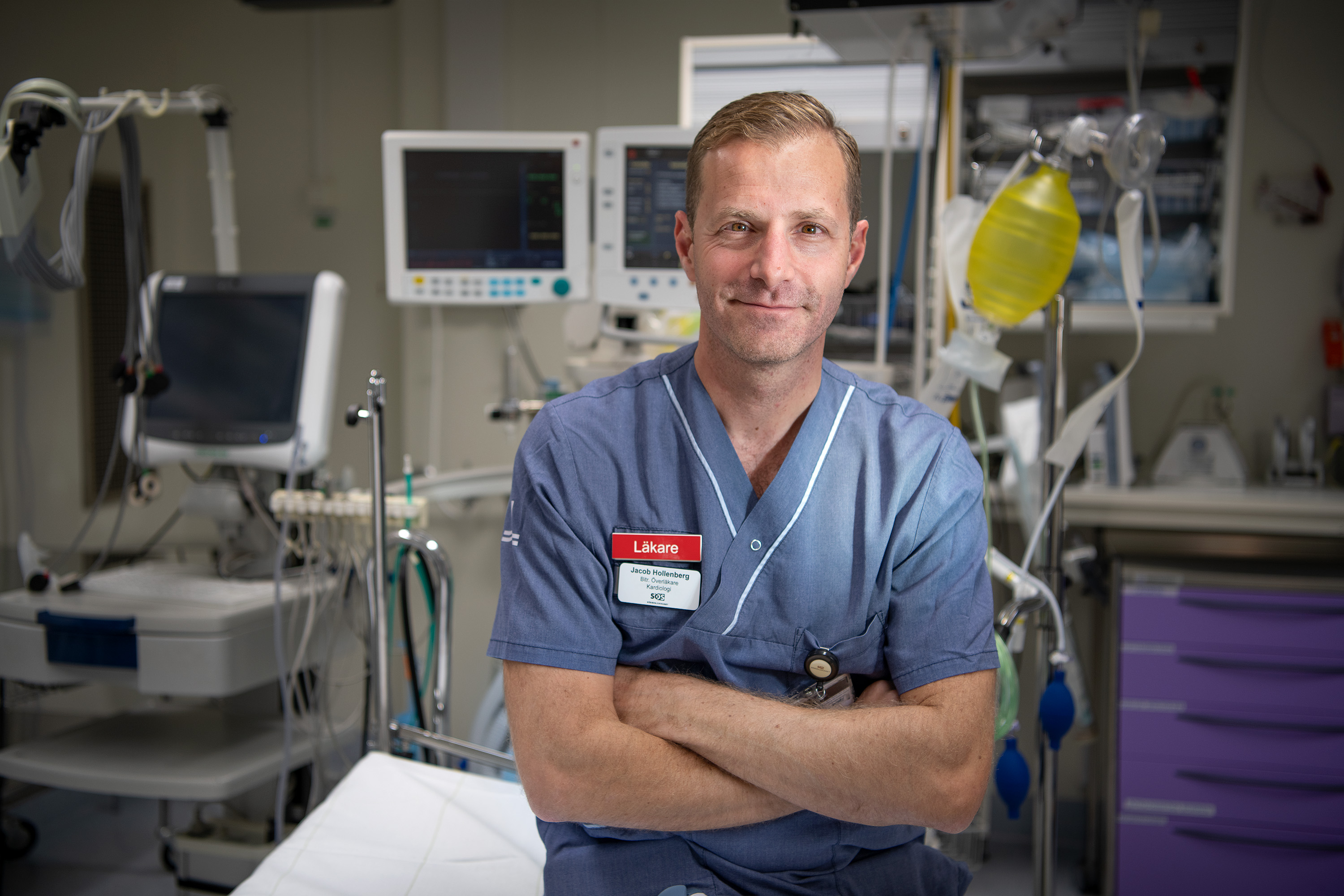 Jacob Hollenberg, hjärtspecialist och docent Södersjukhuset