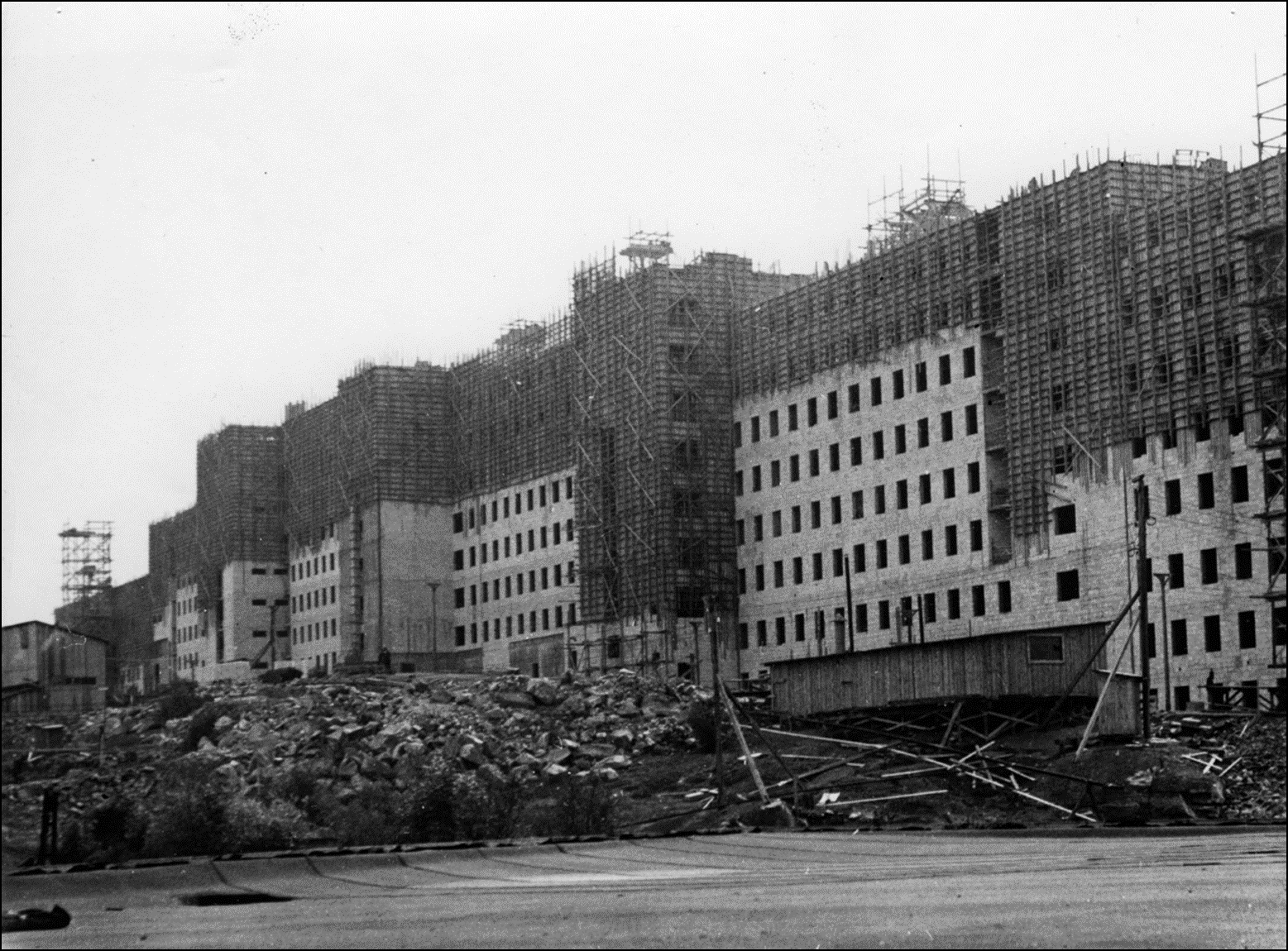 När Södersjukhuset byggdes var det Nordens största byggnad med en volym på 450 000 m3